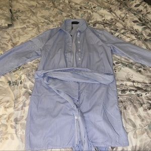 PLT Pinstripe shirt dress